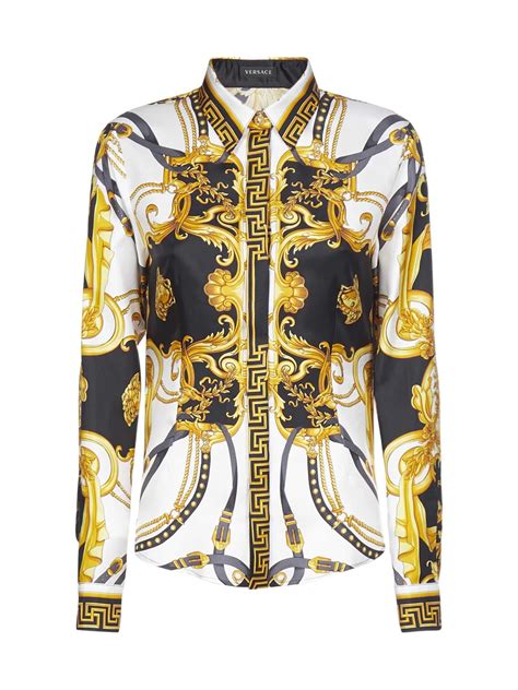 versace look alike silk shirt|versace silk shirt women's.